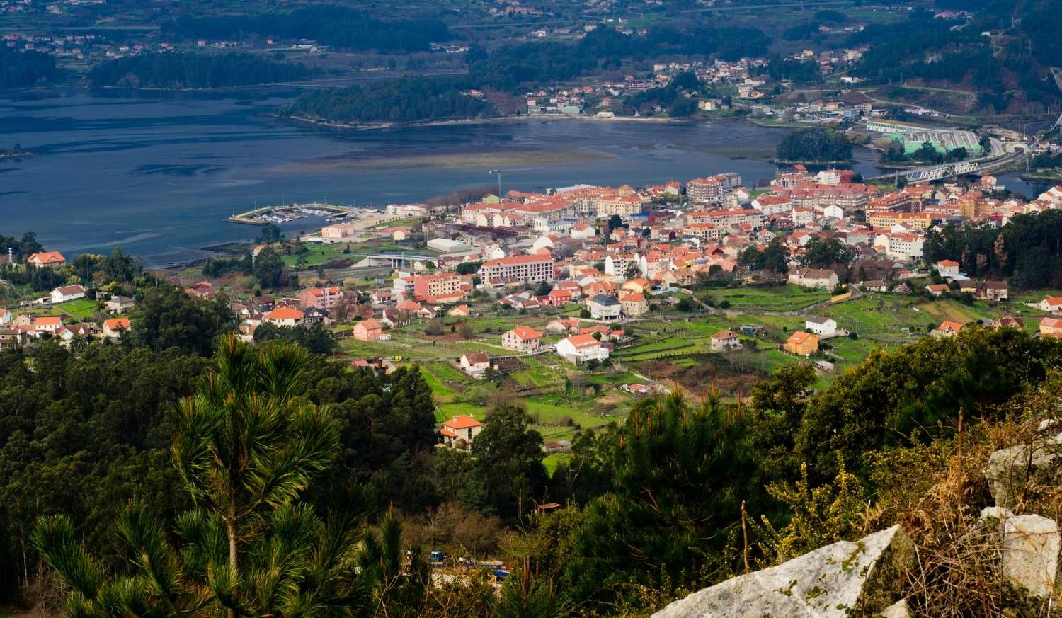 Arcade pueblo camino portugues